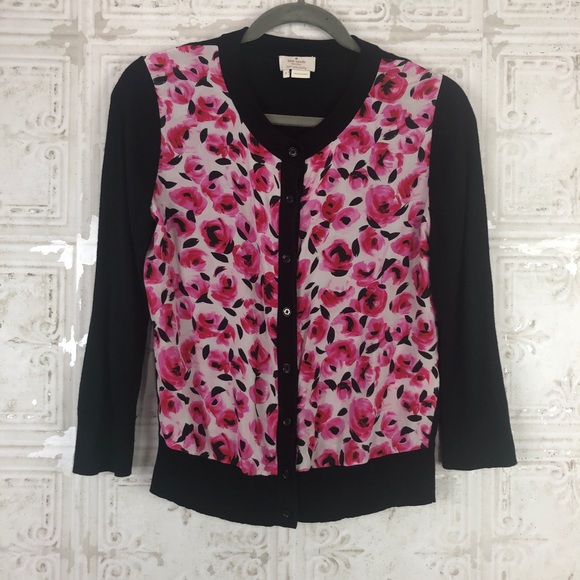 Kate‎ Spade | Mini Roses Floral Cardigan - Picture 6 of 8